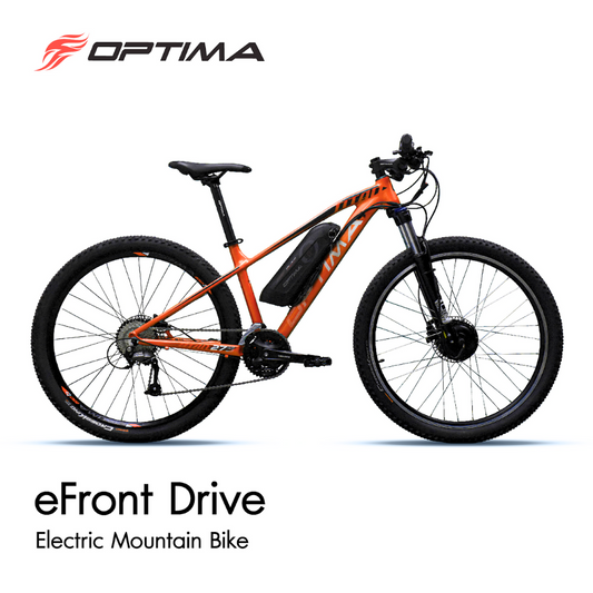 OPTIMA จักรยานเสือภูเขาไฟฟ้า eTitan ระบบ eFront Drive มอเตอร์ดุมหน้า 350W