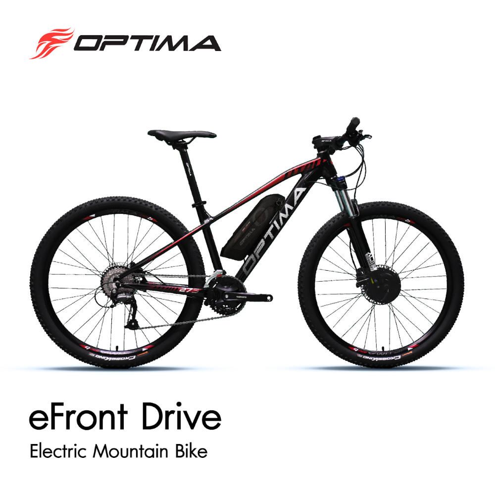 OPTIMA จักรยานเสือภูเขาไฟฟ้า eTitan ระบบ eFront Drive มอเตอร์ดุมหน้า 350W