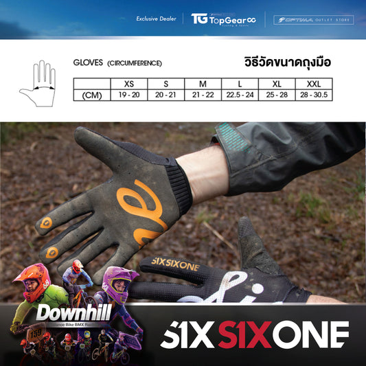 SIXSIXONE ถุงมือเต็มนิ้ว 661 BMX รุ่น YOUTH COMP