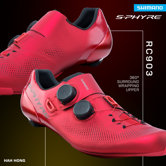 SHIMANO รองเท้า เสือหมอบ ROAD รุ่น RC903 Wide (SHRC903)