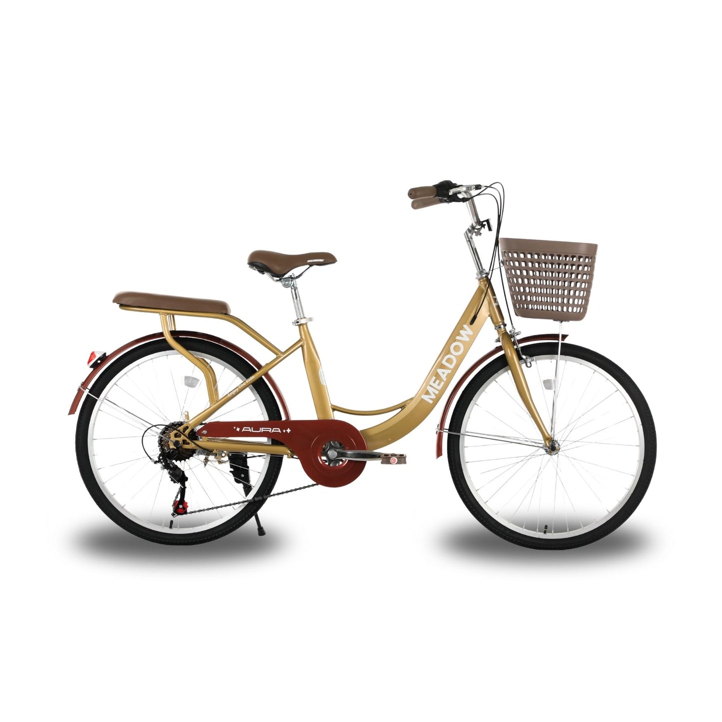MEADOW จักรยานแม่บ้าน รุ่น AURA ล้อขนาด 24 นิ้ว (7 เกียร์)