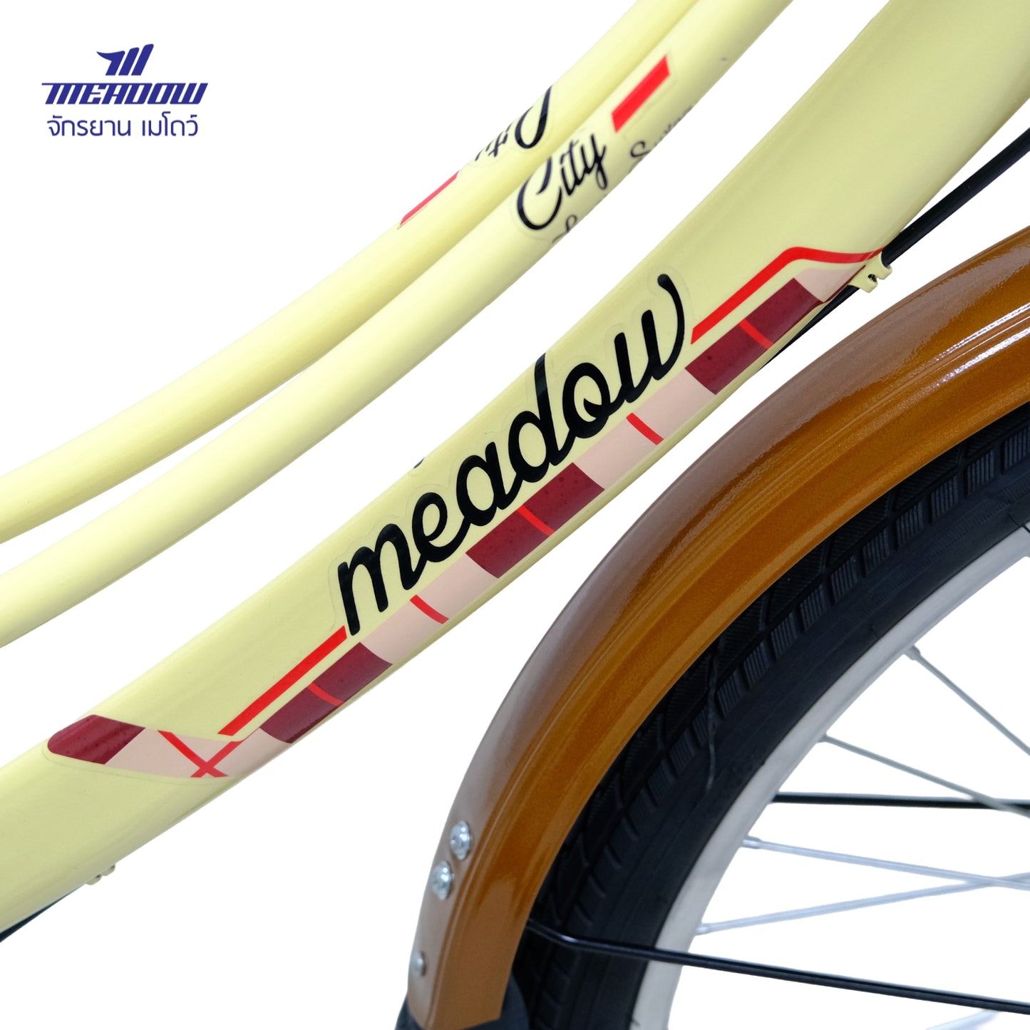 MEADOW จักรยานแม่บ้าน รุ่น CITY VINTAGE MIT 24 นิ้ว