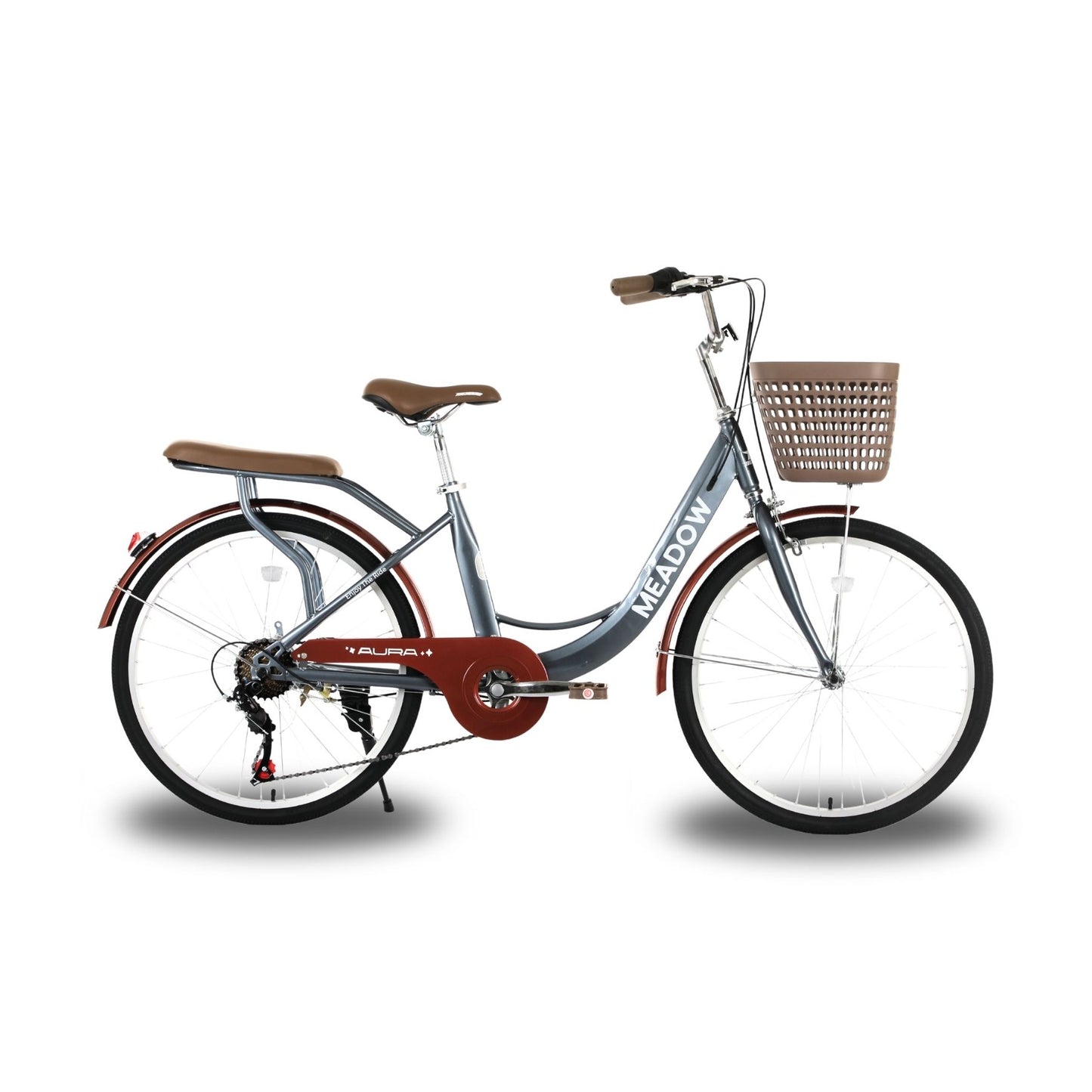 MEADOW จักรยานแม่บ้าน รุ่น AURA ล้อขนาด 24 นิ้ว (7 เกียร์)