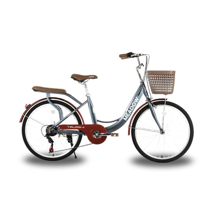 MEADOW จักรยานแม่บ้าน รุ่น AURA ล้อขนาด 24 นิ้ว (7 เกียร์)