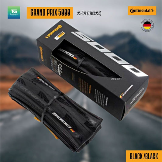 CONTINENTAL ยางนอกเสือหมอบ รุ่น GRAND PRIX 5000 700X25C ขอบพับ