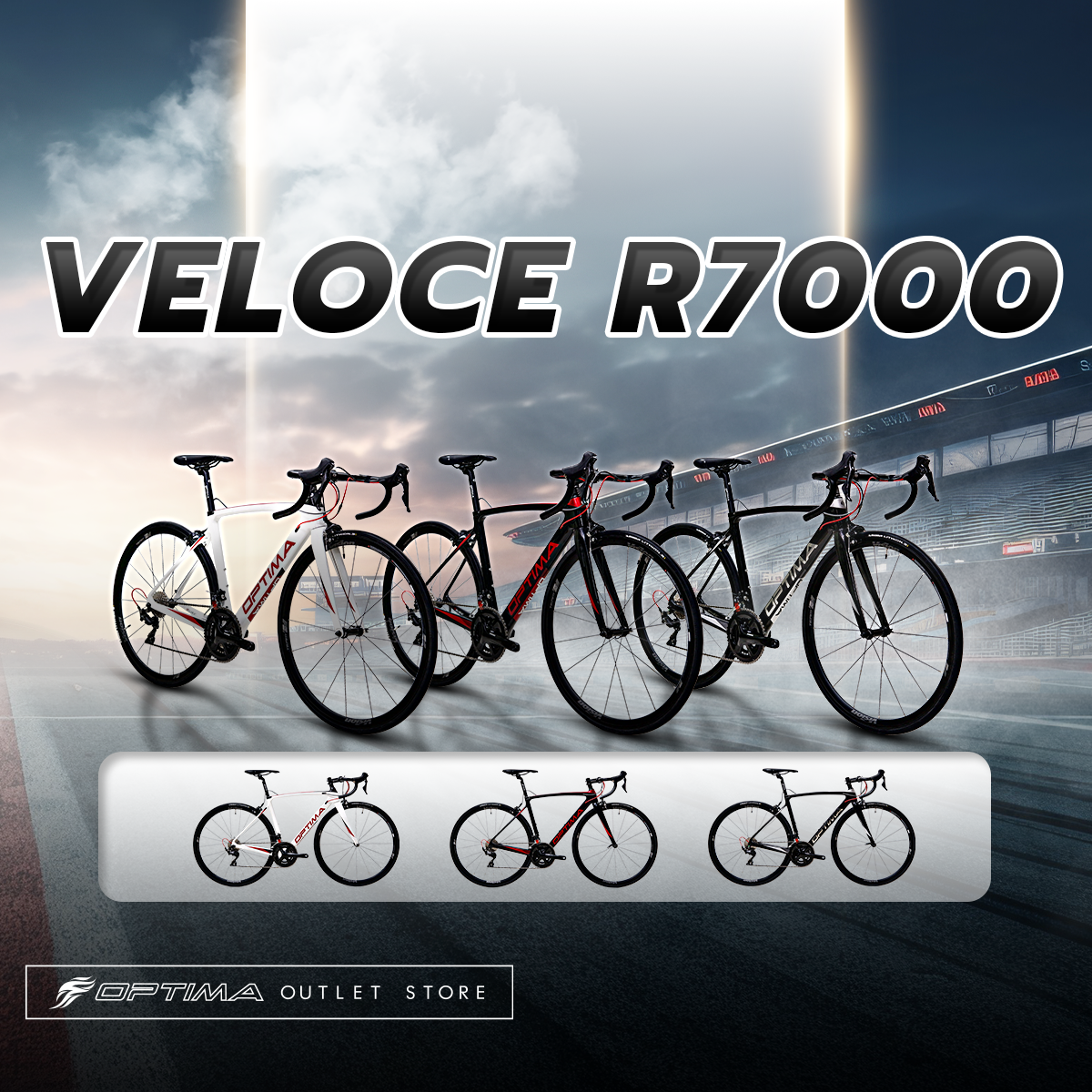 OPTIMA จักรยานเสือหมอบ รุ่น Veloce R7000
